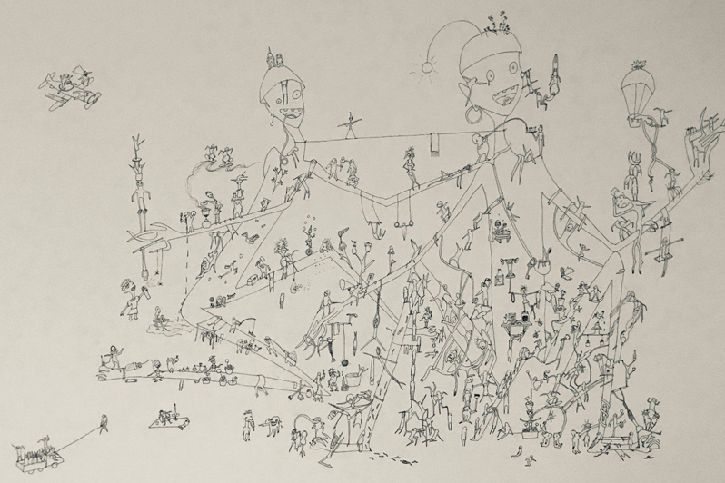 desenhos à mão de tânia carvalho