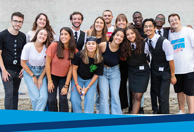 Grupo de estudantes 