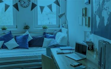 quarto de estudante