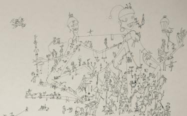 desenhos à mão de tânia carvalho
