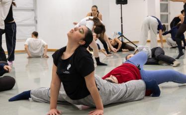 alunos em exercício no seminário