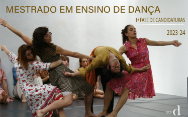 quarteto de bailarinos em equilíbrio de corpos 